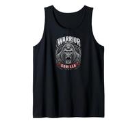 Warrior Silverback Gorilla Jungle King Graphic Canotta