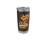 Warrior Spirit combattimento di Capoeira Roda Bicchiere termico in acciaio inox doppia parete