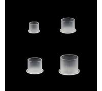 WARRIOR Tappini Tatuaggio Porta Colore Ink Cap/Cup in Plastica 1000/500pz Small Medium Large Size Monouso (11x10 mm/1000pcs)