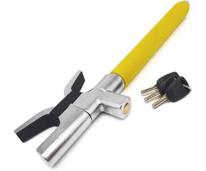 Warrior WA839Y Antifurto Auto Bloccasterzo Alta Sicurezza Blocca Volante 3 Chiav