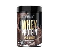 Warrior Whey Protein in polvere da 500 g (36 g per frullato) - Bevanda nutrizionale per il recupero e la crescita muscolare - Delizioso e ricco di aminoacidi - 20 porzioni (Brownie al cioccolato)