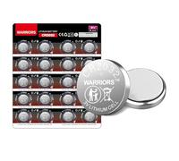 Warriors 20X Batteria CR2032 3V al Litio - Confezione da 5 Pile a Bottone, Capacità 240mAh, per Portachiavi, Bilance, Dispositivi Medici ed Elettronici (20X)