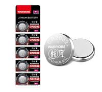 Warriors 5X Batteria CR2032 3V al Litio - Confezione da 5 Pile a Bottone, Capacità 240mAh, per Portachiavi, Bilance, Dispositivi Medici ed Elettronici (5X)