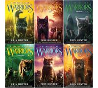 Warriors: A Starless Clan Series 6 Books Set Hardcover Edition - River, Sky, Shadow, Thunder, Wind, Star