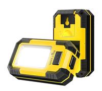WARSUN Lampada da lavoro c LED COB 1200 lumen Super luminosa portatile lampada con base magnetica e gancio 30 W lampada mecanica per la riparazione