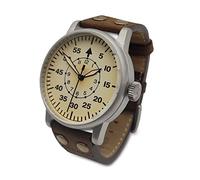 WARTIME | Orologio Luftwaffe militare della Seconda Guerra Mondiale - Movimento al quarzo svizzero con cinturino in vera pelle e impermeabilità fino a 10 ATM. Orologi militari da uomo per sempre