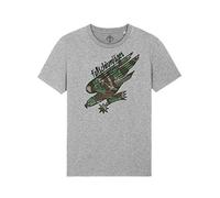 WARTSHIRT Maglietta Paracadutisti Tedeschi WK2 Fallschirmjäger WW2 German Paratroopers T-Shirt (Hide Grey, XL)