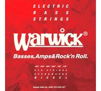 Warwick set corde basso elettrico 46401 M 6 Red Label Nickel 025/135