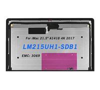 WARWOLFTEAM Schermo LCD LED IPS di ricambio da 21,5", 4096X2304, 60 Hz, con vetro di montaggio, per LM215UH1-SDB1 LM215UH1 (SD)(B1) EMC 3069 661-07322 (non touch)