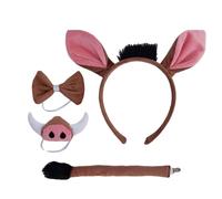 Warzenschweine-Kostüm-Set, Tier-Cosplay-Kostüm | Warthogs Dress Up Kostümset | Kostümset mit realistischem Design für wenn Kinder sich mit diCosplay-Partys, Halloween-Kostümpartys und Bühnenauftritte