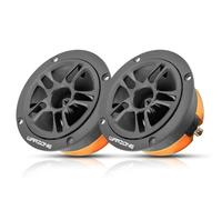 Warzone 2 altoparlanti WZ37TW Super tweeter 9,5 cm, 4 Ohm, 2000 W, massima potenza complessiva, sensibilità 105 dB, membrana in titanio, bobina di vibrazione CCAW per Pro Car Audio (coppia)