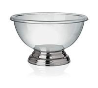 WAS 1521 440 - Secchiello per champagne in policarbonato con base in acciaio al nichel, diametro 44 cm, altezza 26 cm