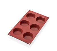 WAS 3166 006 - Stampo per torte a 6 forme, altezza 2 cm, diametro 7 cm