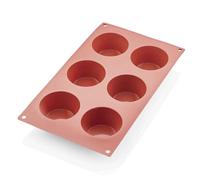 WAS 3169 006 - Stampi per dolci in silicone, 6 forme, diametro 6,9 cm, altezza 3,5 cm