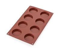 WAS 3171 108 - Stampo da forno in ramekin, 8 forme, altezza 1,2 cm, diametro 6 cm