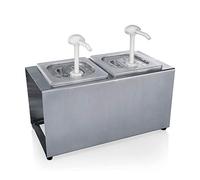 WAS 3794 216 - Dispenser per salse, in policarbonato, lunghezza: 36 cm, larghezza: 20 cm, altezza: 21 cm, capacità: 6,8 l