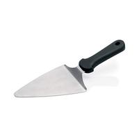 WAS 7064 320 - Paletta triangolare in acciaio INOX con manico in plastica e occhiello per appenderlo, chiusa, lunghezza 47 cm