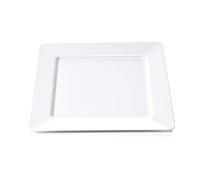 WAS 9365 250 - Piatto piatto quadrato in melamina, 25 cm di lunghezza, 25 cm di larghezza, 25 cm