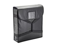 WAS Germany Cosa borsa termica per pizza, Nero, 6 Pizzen: 51 x 48 cm, Tasca aggiuntiva