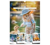 Was macht der Osterhase in seiner Freizeit (Wandkalender 2026 DIN A3 hoch), CALVENDO Monatskalender: Tauchen Sie ein in die farbenfrohe und lebhafte ... auch seine ganz eigenen Abenteuer erlebt.