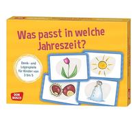 Was passt in welche Jahreszeit?: Denk- und Legespiele für Kinder von 3 bis 5 - Frühling, Sommer, Herbst und Winter. Welche Bräuche, Kleidung und ... Konzentration trainieren & Sprache fördern