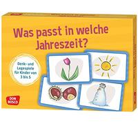 Was passt in welche Jahreszeit?: Denk- und Legespiele für Kinder von 3 bis 5 - Frühling, Sommer, Herbst und Winter. Welche Bräuche, Kleidung und ... Konzentration trainieren & Sprache fördern