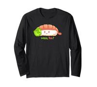 Wasa Bae Divertente Gioco di Parole Kawaii Wasabi Maglia a Manica