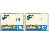 Wasa Fit, Cracker 100% Integrali, Ricchi di Fibre, 270g (Confezione da 2)
