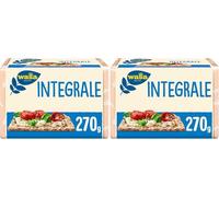 Wasa Integrale, Cracker Integrali e Ricchi di Fibre, 270 g, Extra-Sottili (Confezione da 2)
