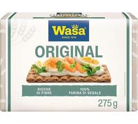 Wasa Original, Crackers con 100% Farina di Segale, Ricchi di Fibre, 275 g