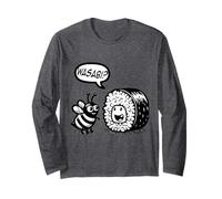 Wasabi? Che succede Bee? Carino, design per gli altri amanti del sushi. Maglia a Manica