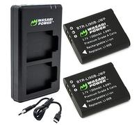 Wasabi Power Batteria (2 Pezzi) e Caricatore USB-C Doppio per Ricoh DB-110 e Ricoh GR III, GR IIIx, Theta X, WG-6, G900, KIT-FC-DB110