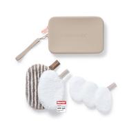 Waschies 6 pezzi Spa & Wellness Set - 1 sacchetto cosmetico, 1 tampone per trucco, 3 tamponi tonici e 1 tampone per la pulizia del viso e peeling - lavabile, riutilizzabile e sostenibile - tutti i