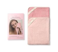 waschies Asciugamani viso in microfibra ultra assorbenti, set da 2 pezzi, blush/rosa soffice, ad asciugatura rapida e super morbidi, ideali per la cura quotidiana, i viaggi e il fitness, per tutti i