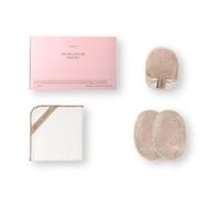 Waschies Set da 4 pezzi "Try Me, Love Me" per donne - Cura sostenibile del viso con tampone antitrucco, mini guanti da lavaggio e tampone toner e altro ancora - Riutilizzabile e lavabile - Per tutti i
