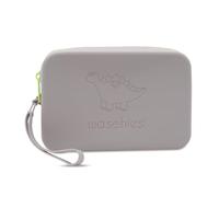 Waschies "Travel Set Kids" - Borsa da viaggio sostenibile e idrorepellente con spugne lavabili riutilizzabili, set per viaggi e regali, grigio., m