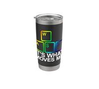WASD It's What Moves Me Bicchiere termico in acciaio inox doppia parete