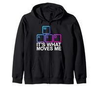 Wasd It's What Moves Me Felpa con Cappuccio