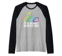 Wasd It's What Moves Me Maglia con Maniche Raglan