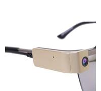 Wasd3Pods 1080p HD Telecamera per Occhiali, Telecamera dal Vivo, Videoregistratore USB Intelligente sulle Gambe degli Occhiali, Lenti del Registratore Audio Video del Microfono,C
