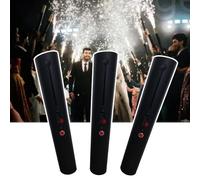 Wasd3Pods 3/6/9 Pezzi Macchina Portatile Scintillante Fontana Portatile, Sis-Tema di Accensione Fuochi D'Artificio A Freddo con Avvio A Un Pulsante, Utilizzare Batteria AA, per Natale, Matrimoni,3pcs