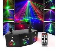 Wasd3Pods 9 Occhio Magic Ball Palcoscenico Luci Festa, LED Disco Ball Proiettori, D-MX Luce Stroboscopica Remota, 4 modalità Regolabile, per Karaoke Dj Camping All'aperto