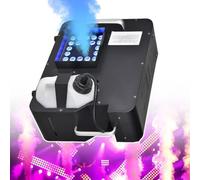 Wasd3Pods Macchina del Fumo Verticale da 1500 W con Luci, Macchina per Ghiaccio Secco, Macchina del Fumo a 24 LED, Telecomando + Controllo D-MX 512, per Feste, Matrimoni, Discoteche