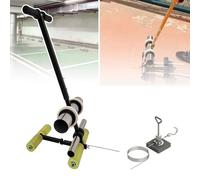 Wasd3Pods Macchina per La Tracciatura delle Linee a Trasferimento di Ruote, Applicatore di Segnaletica Orizzontale,Regolazione della Larghezza dell'Arco Angolare, per Scuole,Superfici Sportive