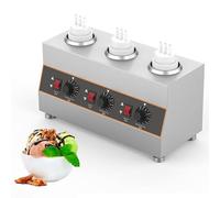 Wasd3Pods Scaldasalse, Scaldasalse Elettrico Commerciale, capacità 650-2600 Ml, Temperatura Regolabile 30-85 °c, Utilizzato per Mantenere Calde/Riscaldare Varie Salse,C