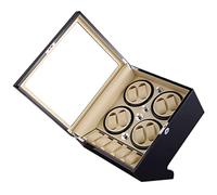 Wasd3Pods Scatola Espositiva per Orologi, 8 Avvolgitori + 5 Cuscini, 4 modalità di Rotazione, Luce Interna E Motore Silenzioso, Espositore Automatico per Orologi, per Orologi da Uomo/Donna,C