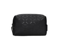 Wash Bag Small è una borsa da toilette impermeabile. (nero logo)