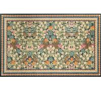 wash+dry Garden Luxe Blue - Zerbino 75 x 120 cm, interno ed esterno, lavabile