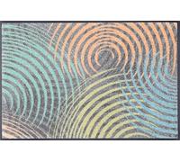 Wash+Dry tappeto Design Ondole 50x75cm, adatto per interni ed esterni, lavabile, multicolore