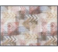 Wash+Dry tappeto Design Timesign 60x85cm, adatto per interni ed esterni, lavabile, multicolore